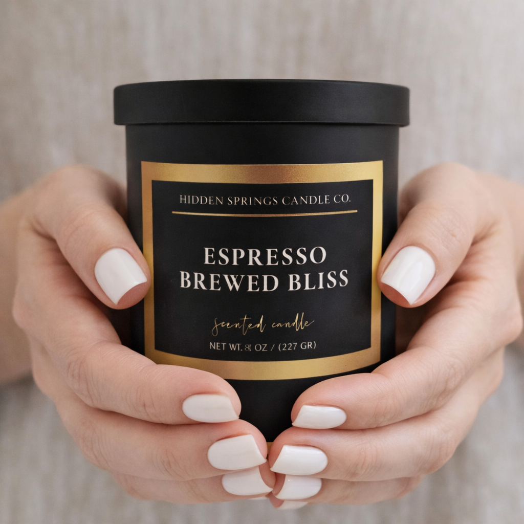 Espresso Brewed Bliss Candle-Hidden Springs Candle Co