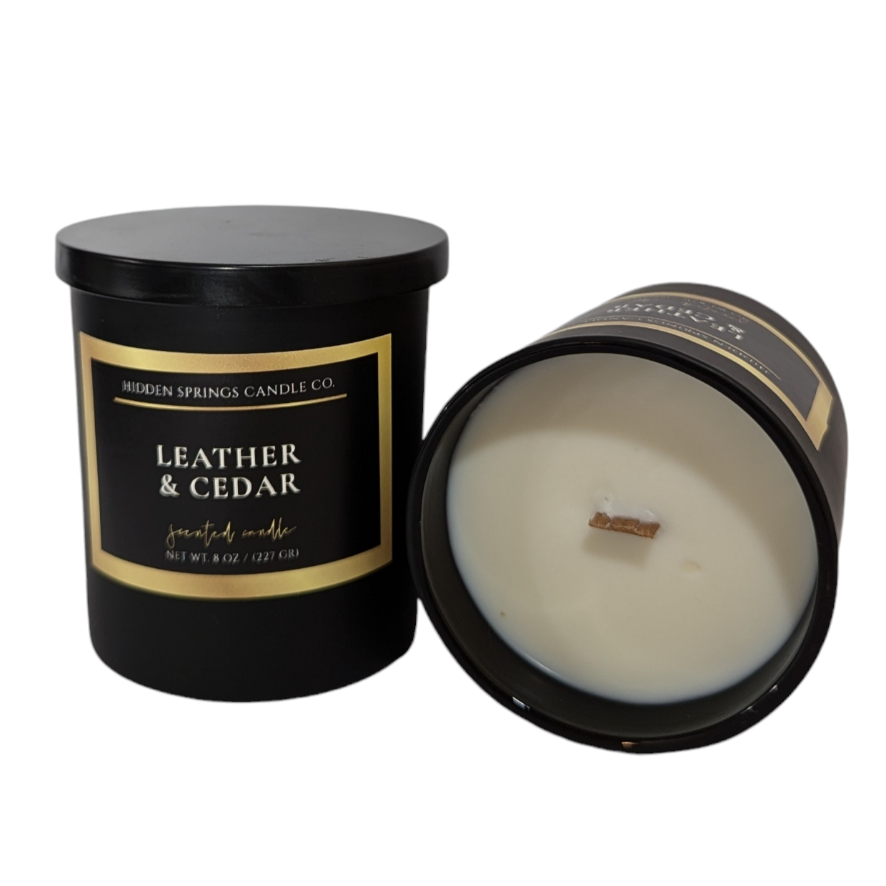 Leather & Cedar-Hidden Springs Candle Co