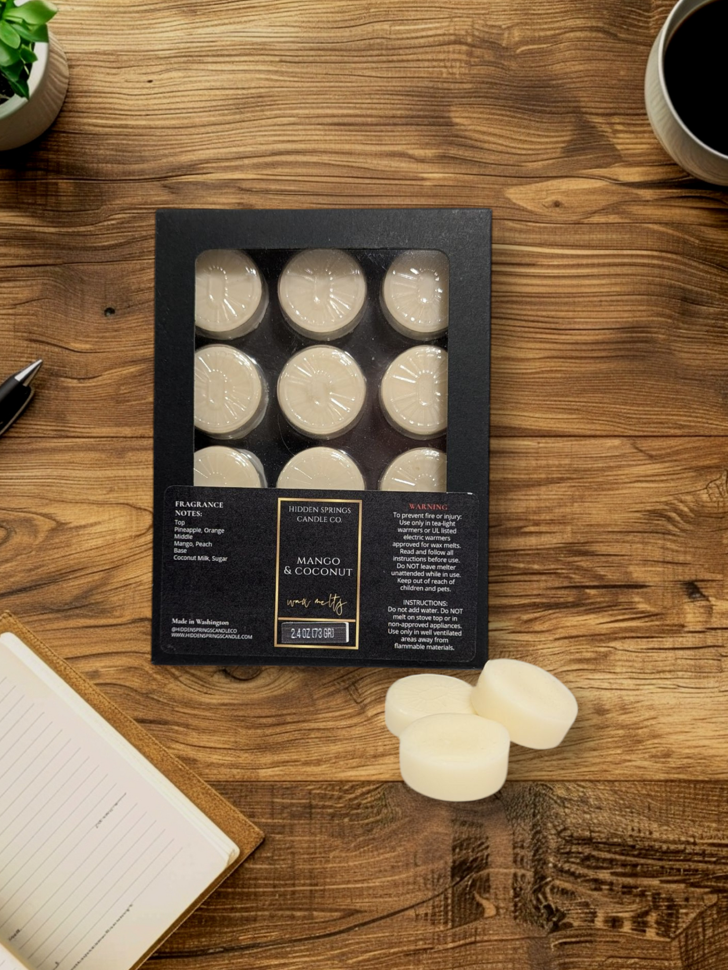 Mango & Coconut Wax Melts