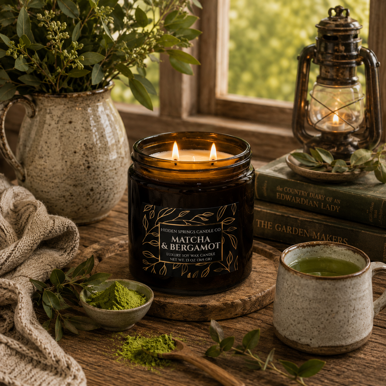 Matcha and Bergamot Candle