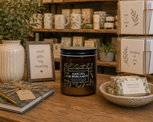 Matcha and Bergamot Candle