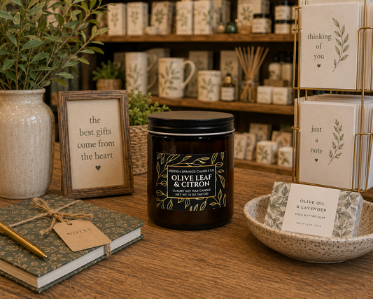Olive Leaf & Citron Candle