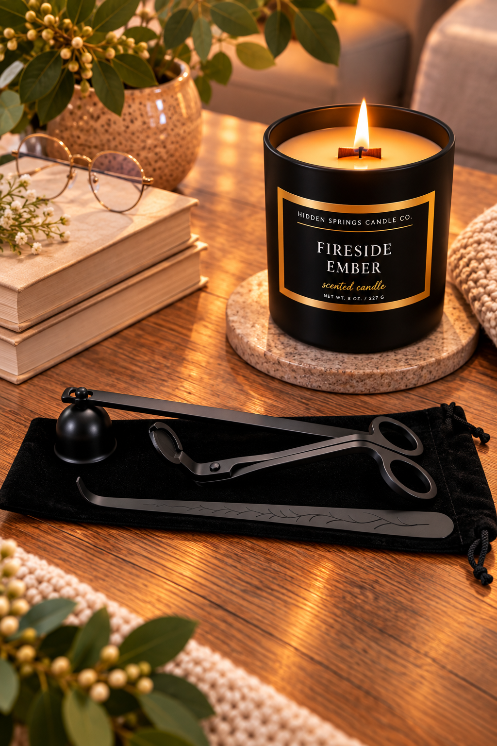 Candle Care Kit 3in 1 Candle Accessory Set