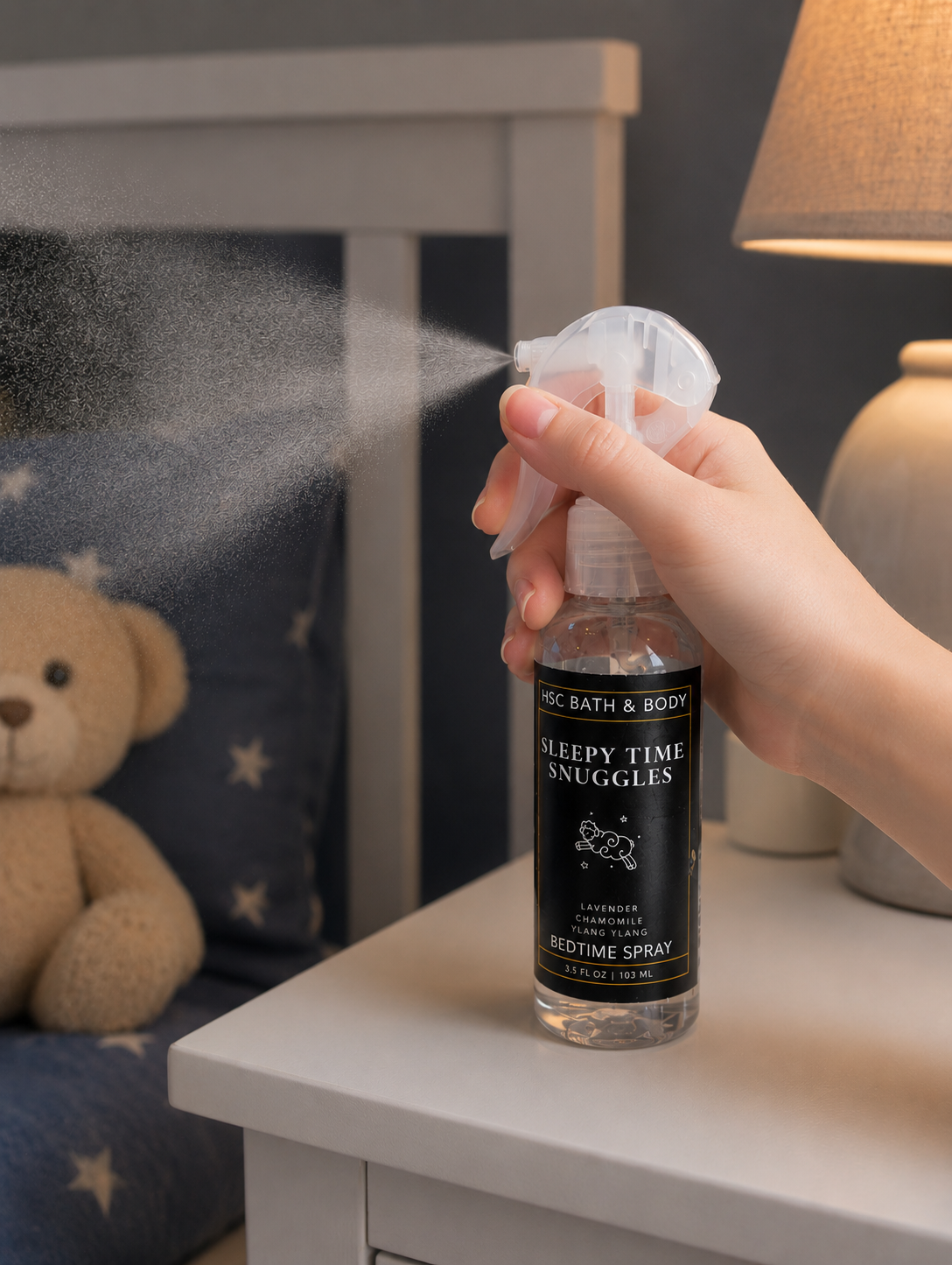 4 oz Sleepy Time Snuggles Essential Oil Bedtime Spray