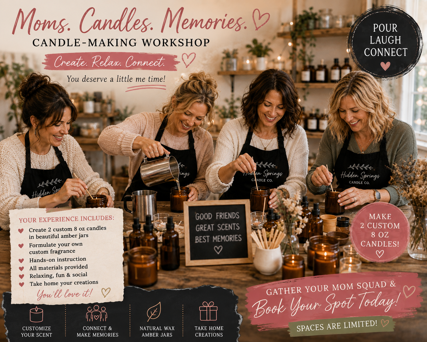 🍂 Back-to-School, Back-to-You! Candle-Making Workshop!