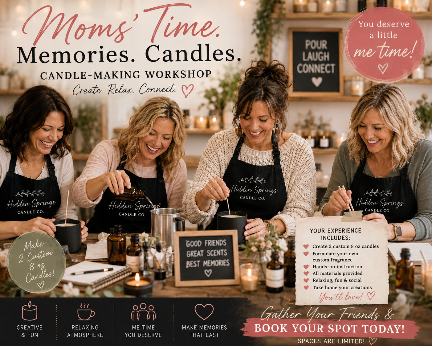 🍂 Back-to-School, Back-to-You! Candle-Making Workshop!