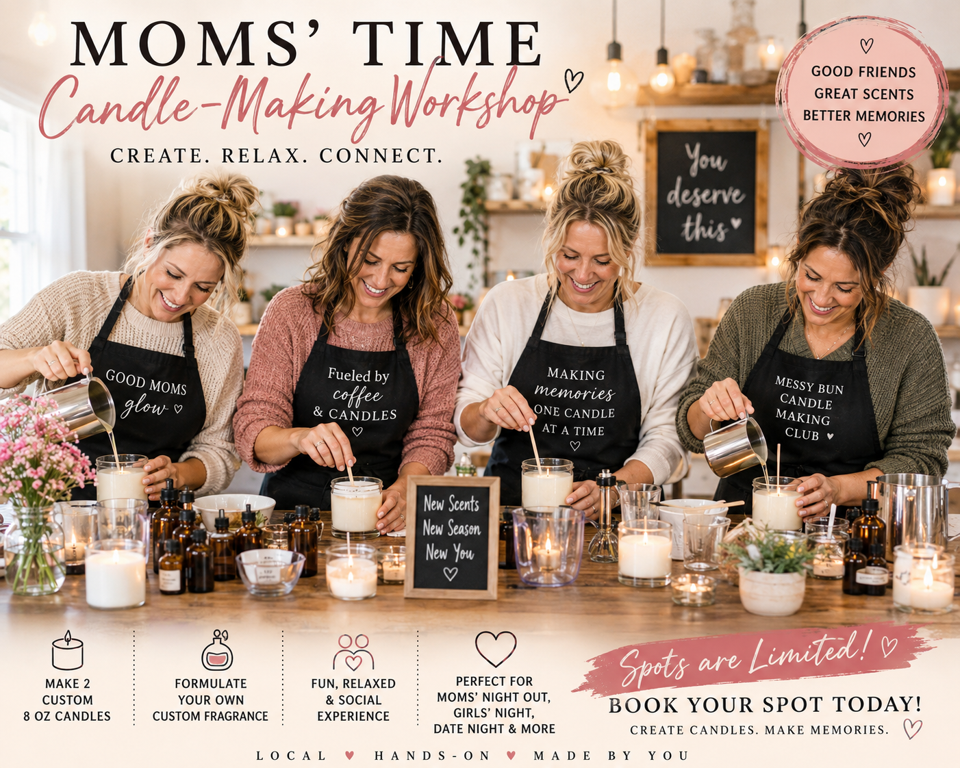 🍂 Back-to-School, Back-to-You! Candle-Making Workshop!