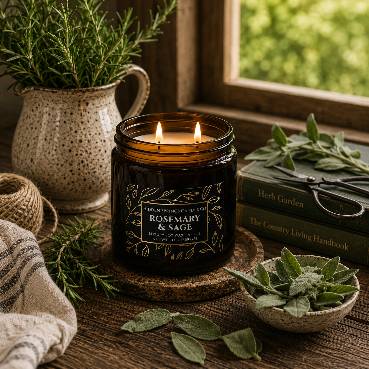 Rosemary & Sage Candle