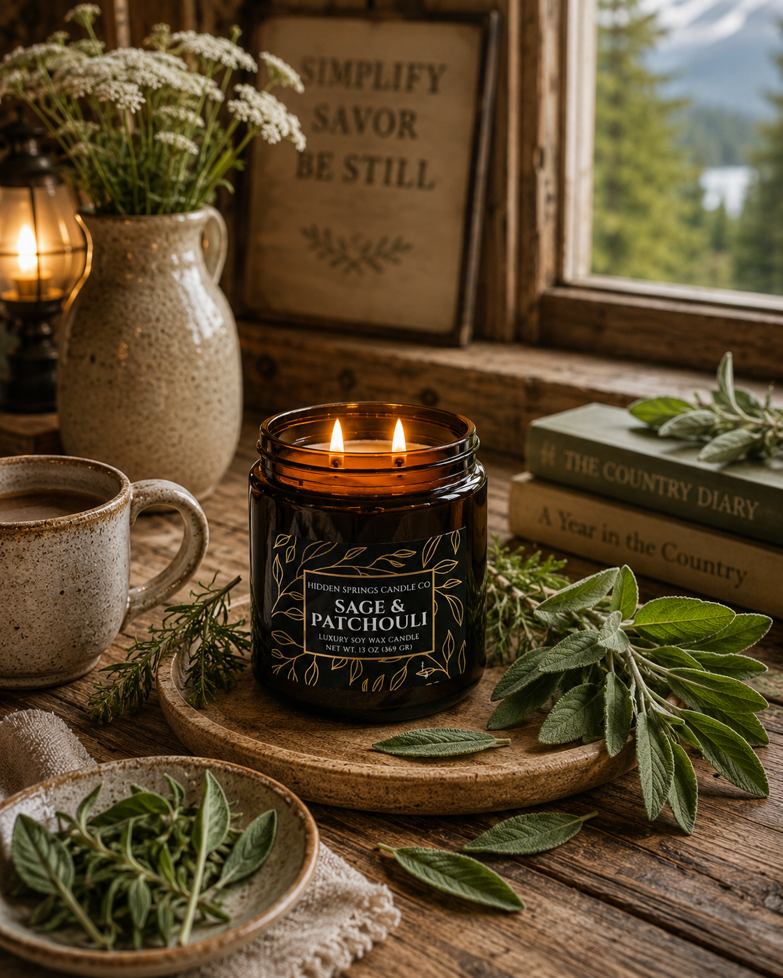 Sage & Patchouli Candle