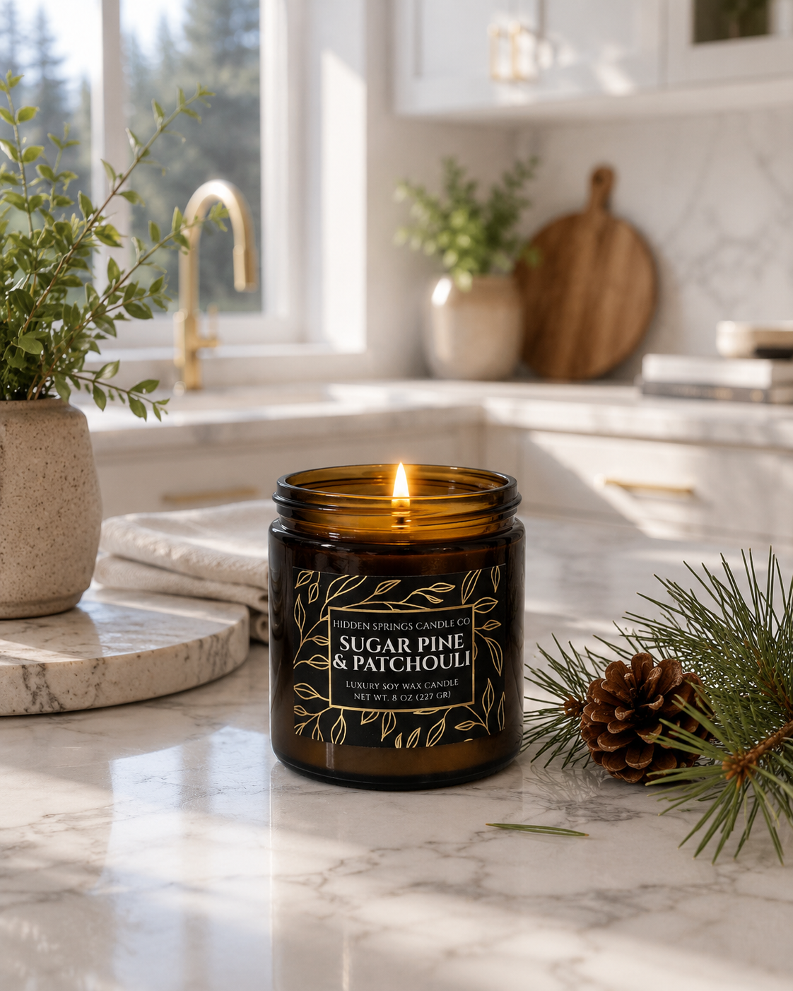 Sugar Pine and Patchouli Candle