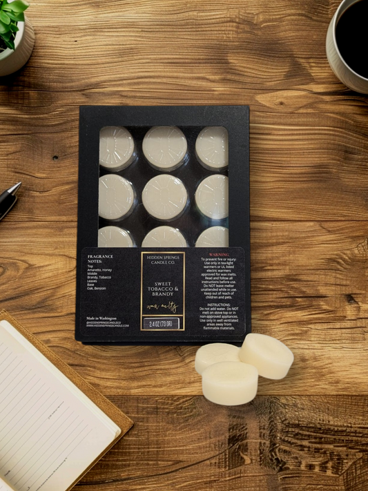 Sweet Tobacco & Brandy Wax Melts