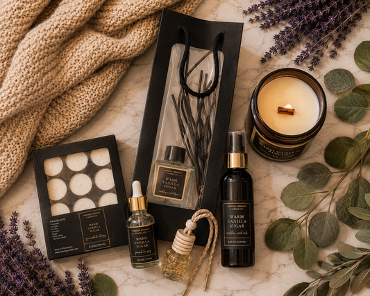 Warm Vanilla Sugar Luxury Home Fragrance Bundle