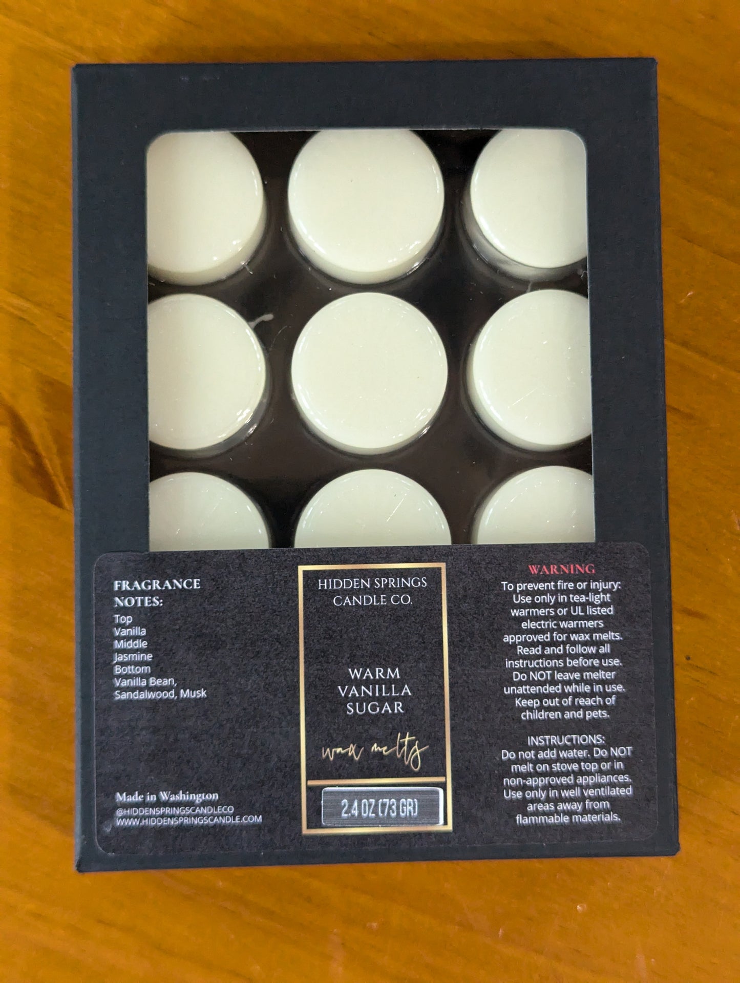 Warm Vanilla Sugar Wax Melts