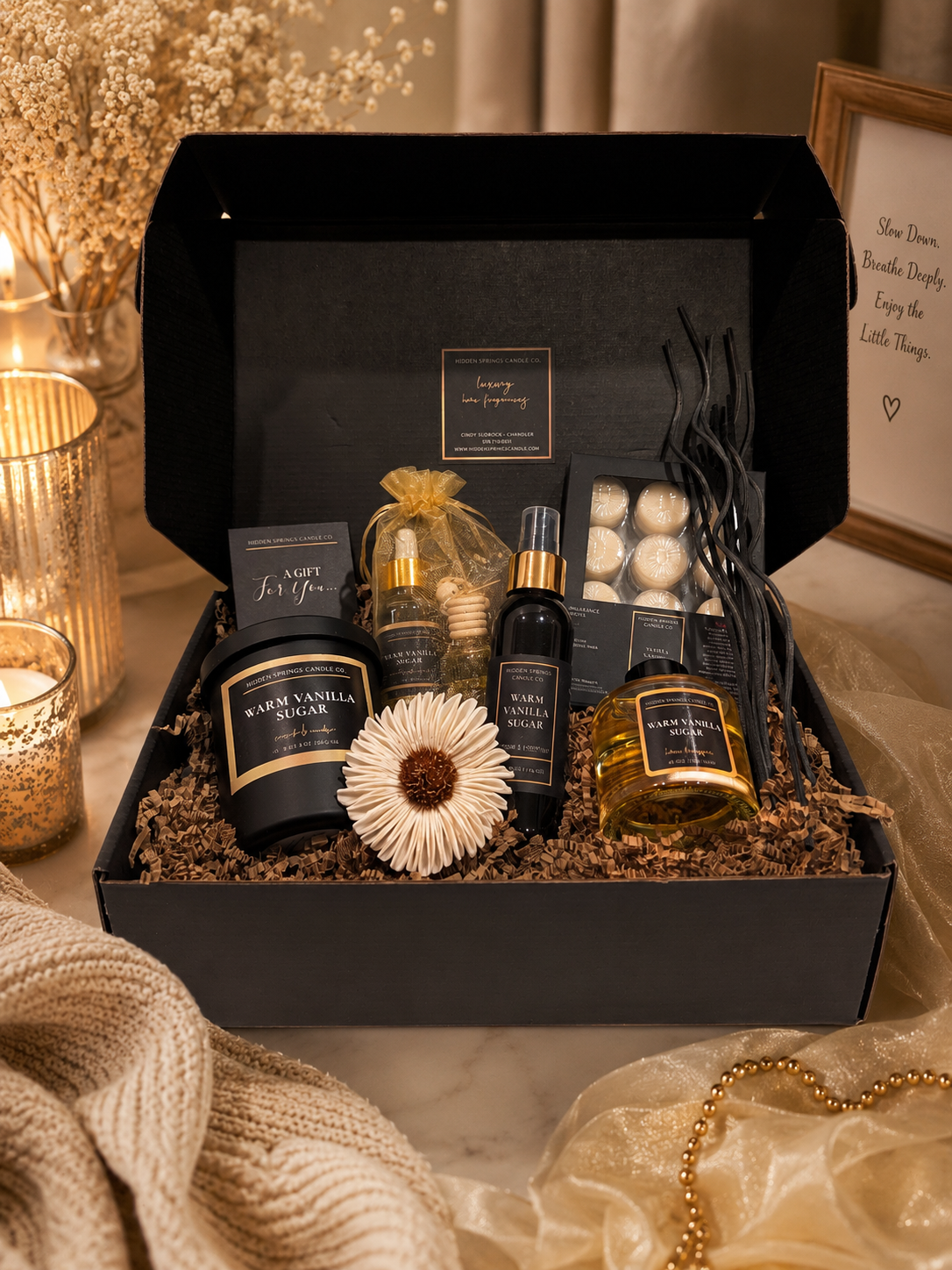 Warm Vanilla Sugar Luxury Home Fragrance Bundle