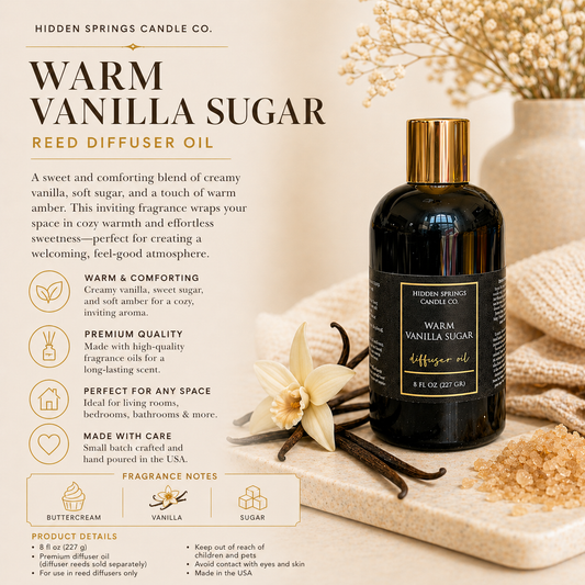 Warm Vanilla Sugar Diffuser Oil