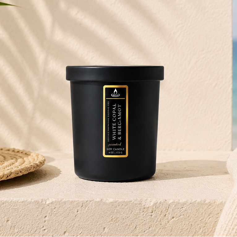 White Copal & Bergamot Candle