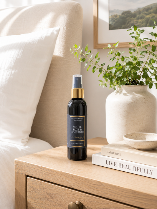 White Sage And Lavender Fine Mist Room & Linen Spray
