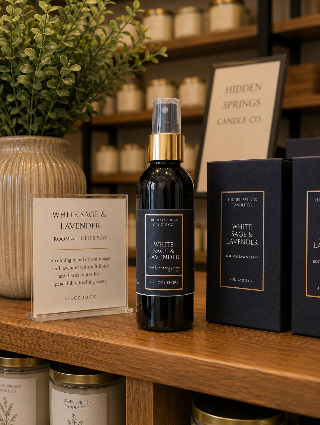 White Sage And Lavender Fine Mist Room & Linen Spray
