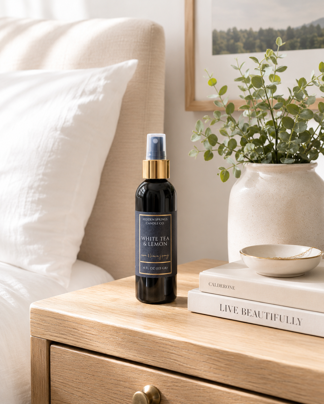 White Tea & Lemon Fine Mist Room & Linen Spray