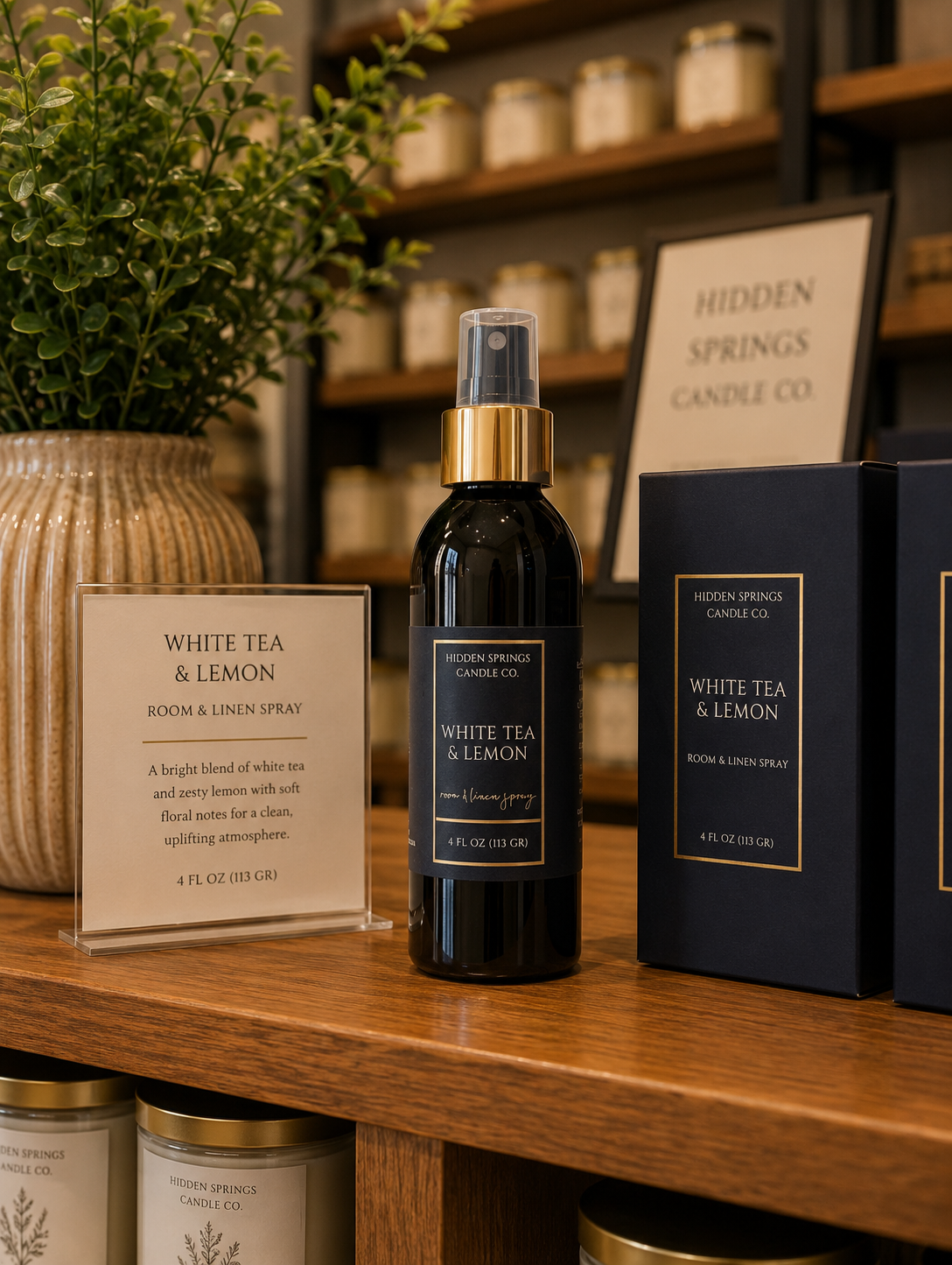 White Tea & Lemon Fine Mist Room & Linen Spray