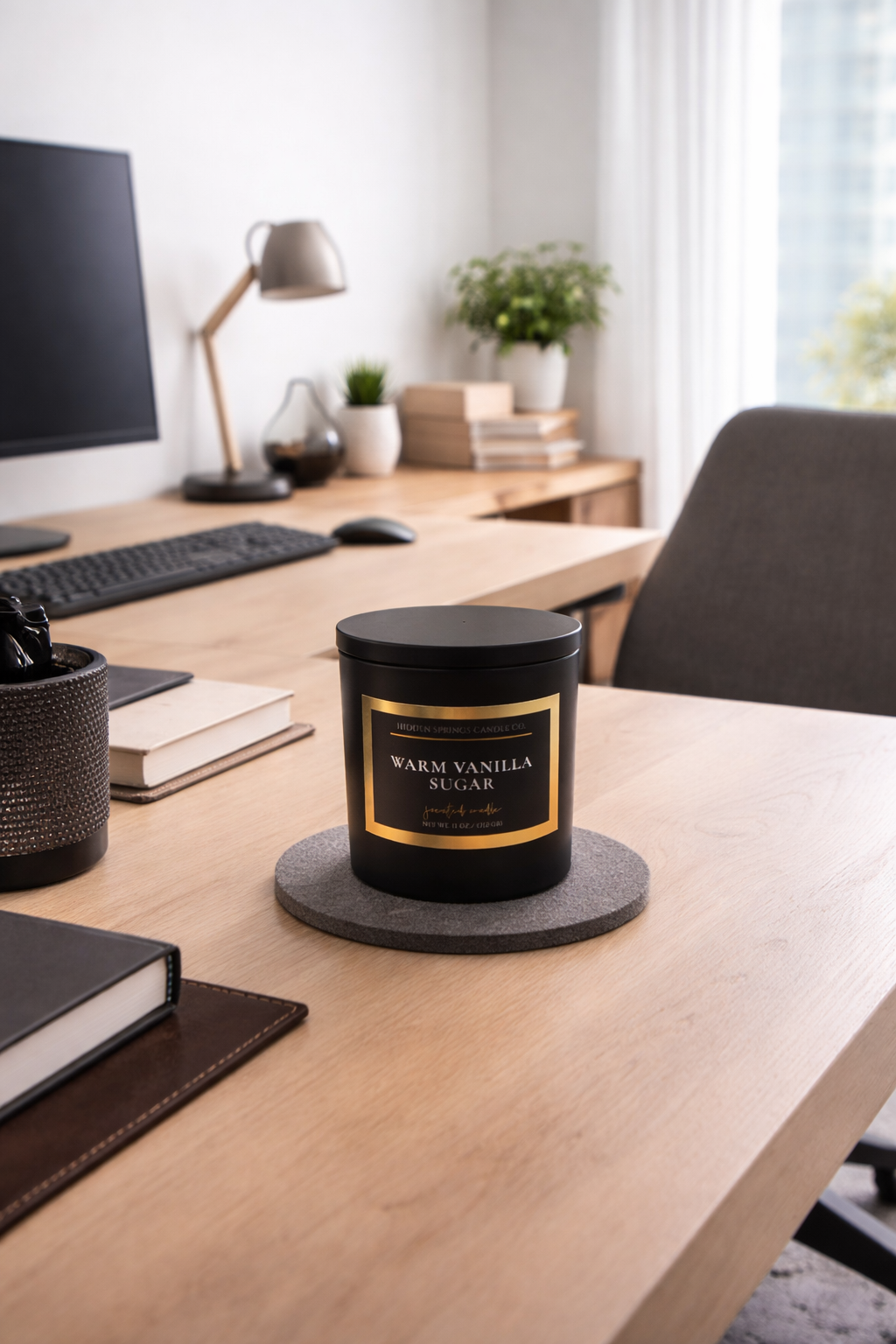 Warm Vanilla Sugar Candle-Hidden Springs Candle Co