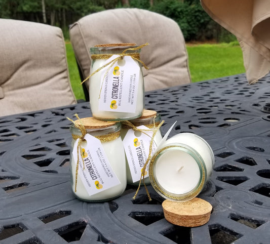 Highly Scented Citronella Candles / Bug & Insect Repellent / Outdoor Candle / Seasonal Patio Living Area-Hidden Springs Candle Co